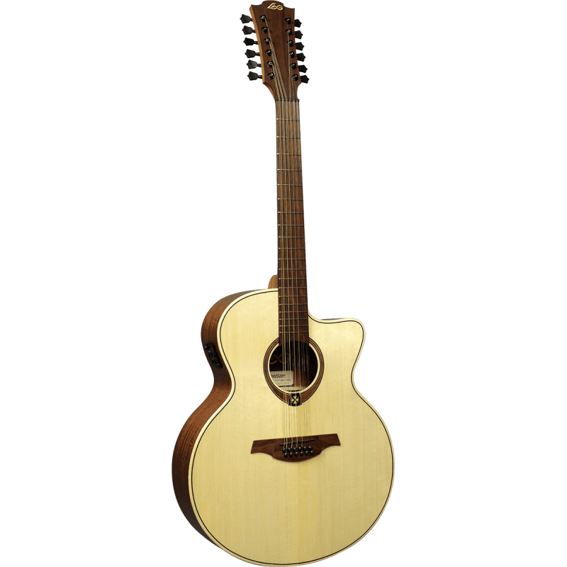 LAG T177J12CE tramontane jumbo 12 cordes electro-acoustique