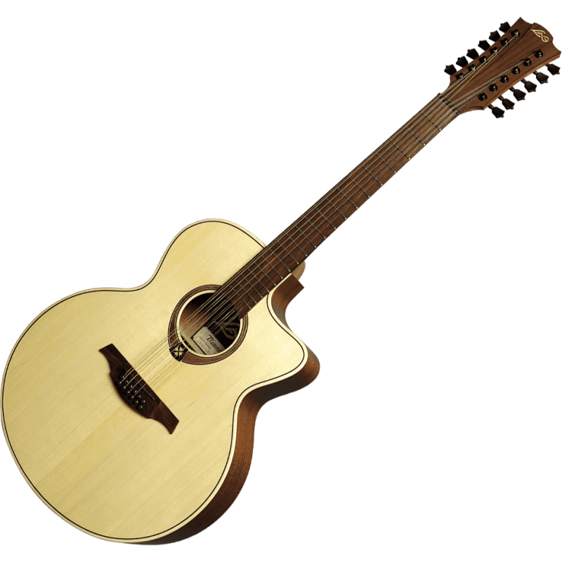 LAG T177J12CE tramontane jumbo 12 cordes electro-acoustique