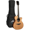 LAG TBW2ACE guitare acoustique bluewave 2 auditorium pan coupé électro - Déstockage