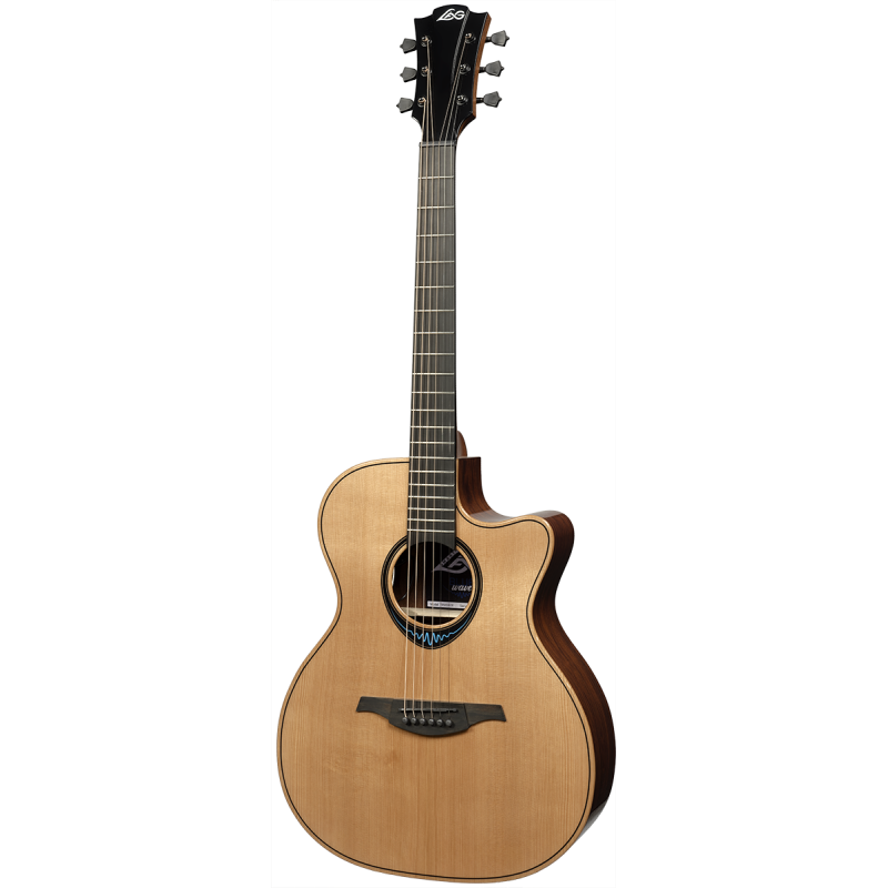 LAG TBW2ACE guitare acoustique bluewave 2 auditorium pan coupé électro - Déstockage