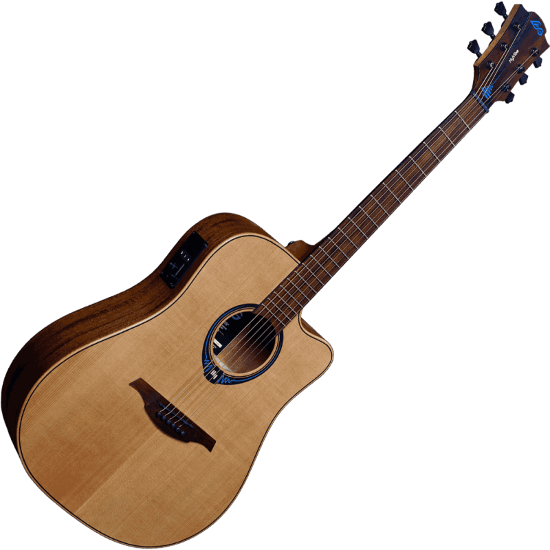 LAG THV10DCE-LB hyvibe 10 dreadnought cutaway electro - Déstockage