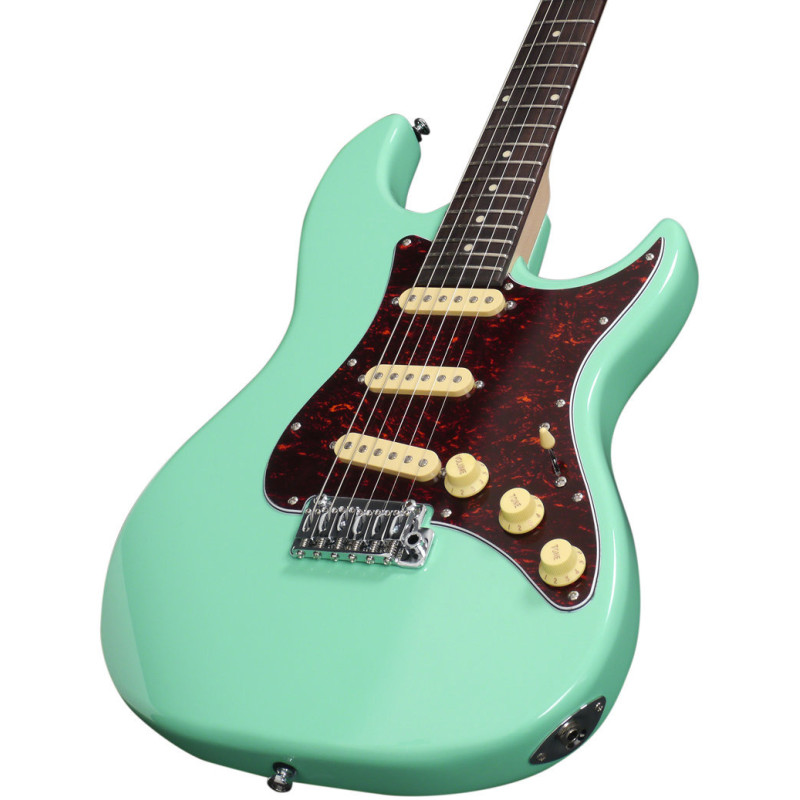 LARRY CARLTON S3 SSS MLG touche palissandre Mild Green