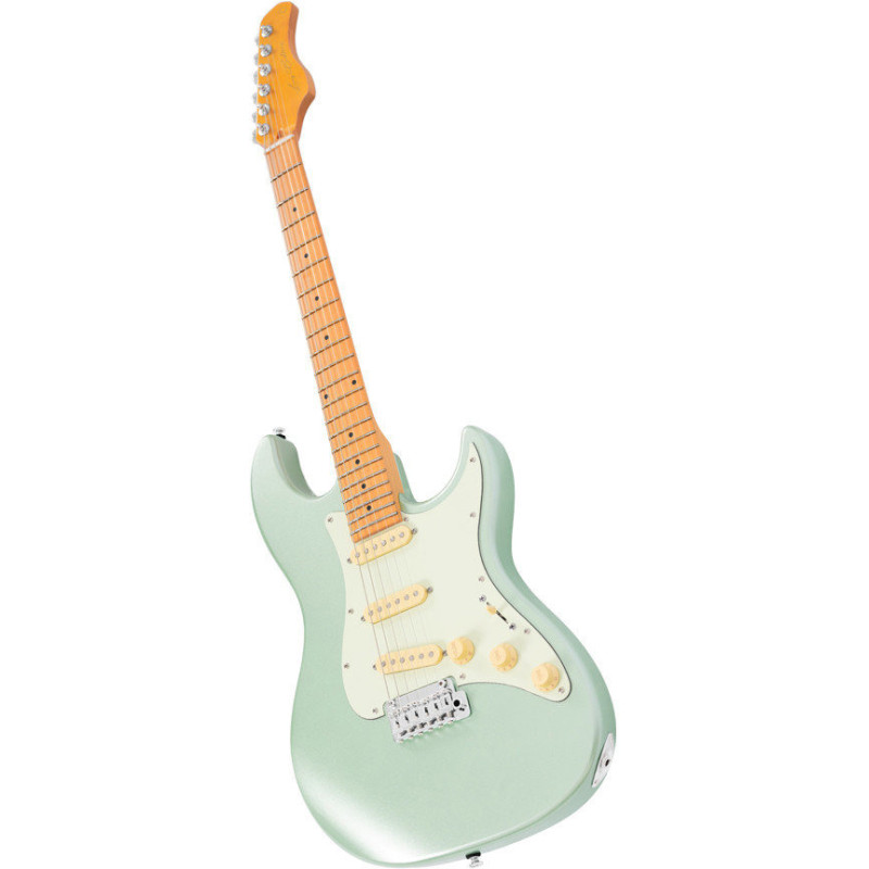 LARRY CARLTON S5 SGM DC touche erable Surf Green Metalic