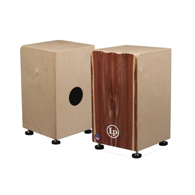 LATIN PERCUSSION Cajon Americana Flamenco Exotic Cedar Wire  LP1446