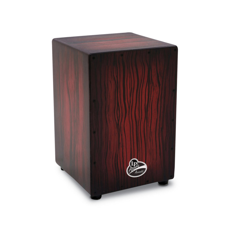 LATIN PERCUSSION Cajon Aspire Accents Dark Wood Streak LPA1332-DWS