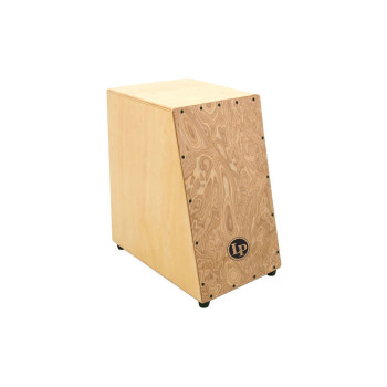 LATIN PERCUSSION Cajon face aavant LP1433 Angled Cajon Placage Teakan Tong LP1433-FP