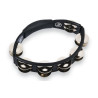 LATIN PERCUSSION Tambourins Cyclops modèle à main Cymbalettes acier, Noir LP150