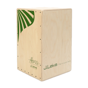 LEIVA Cajon Alma Green Oiled & Waxed Naturel / green