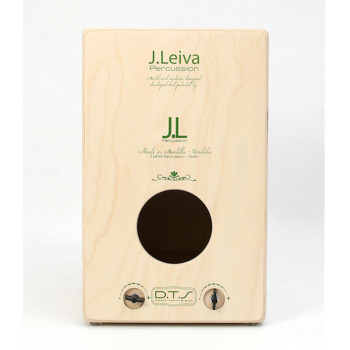 LEIVA Cajon Alma Green Oiled & Waxed Naturel / green