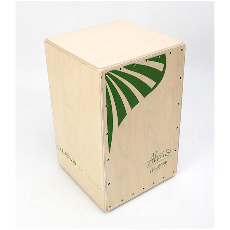 LEIVA Cajon Alma Green Oiled & Waxed Naturel / green