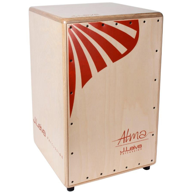 LEIVA Cajon Alma Red Lacquered Naturel / Red