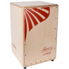 LEIVA Cajon Alma Red Lacquered Naturel / Red