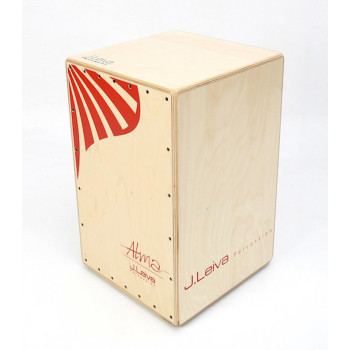 LEIVA Cajon Alma Red Lacquered Naturel / Red