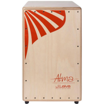 LEIVA Cajon Alma Red Lacquered Naturel / Red