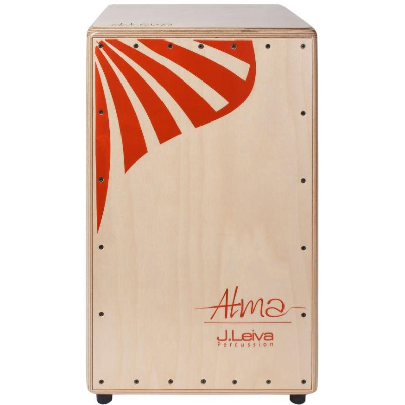 LEIVA Cajon Alma Red Lacquered Naturel / Red