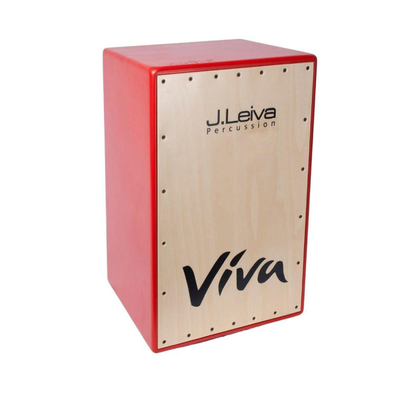 LEIVA Cajon Viva Red Red / Front naturel