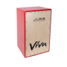LEIVA Cajon Viva Red Red / Front naturel