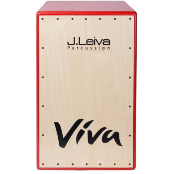 LEIVA Cajon Viva Red Red / Front naturel