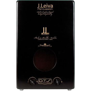 LEIVA Cajon Zoco 2.0 Lacquered Black / Front naturel