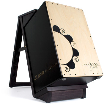 LEIVA Cajon Zoco 2.0 Lacquered Black / Front naturel
