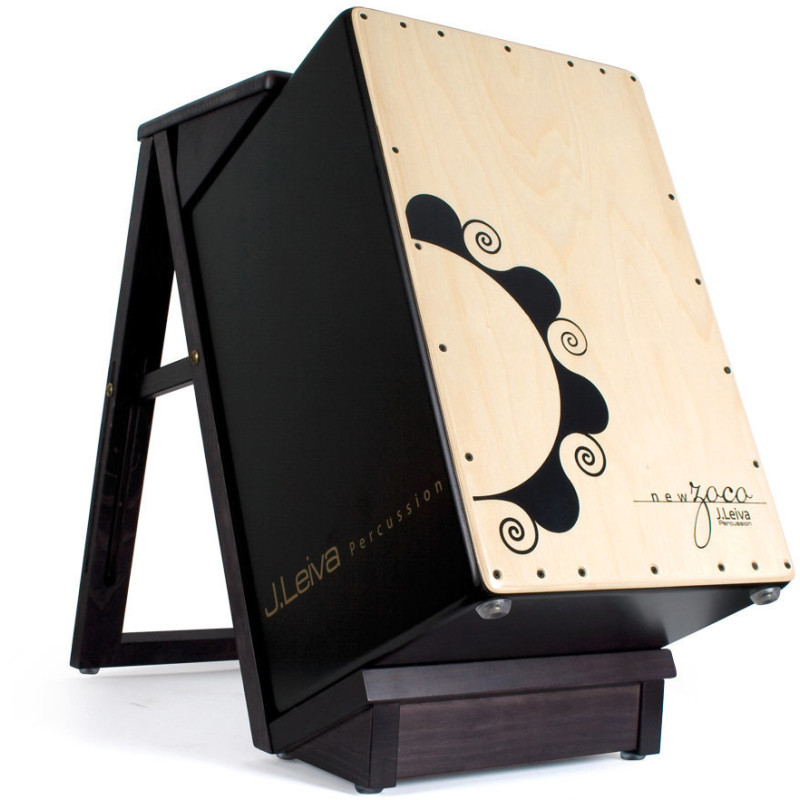 LEIVA Cajon Zoco 2.0 Lacquered Black / Front naturel