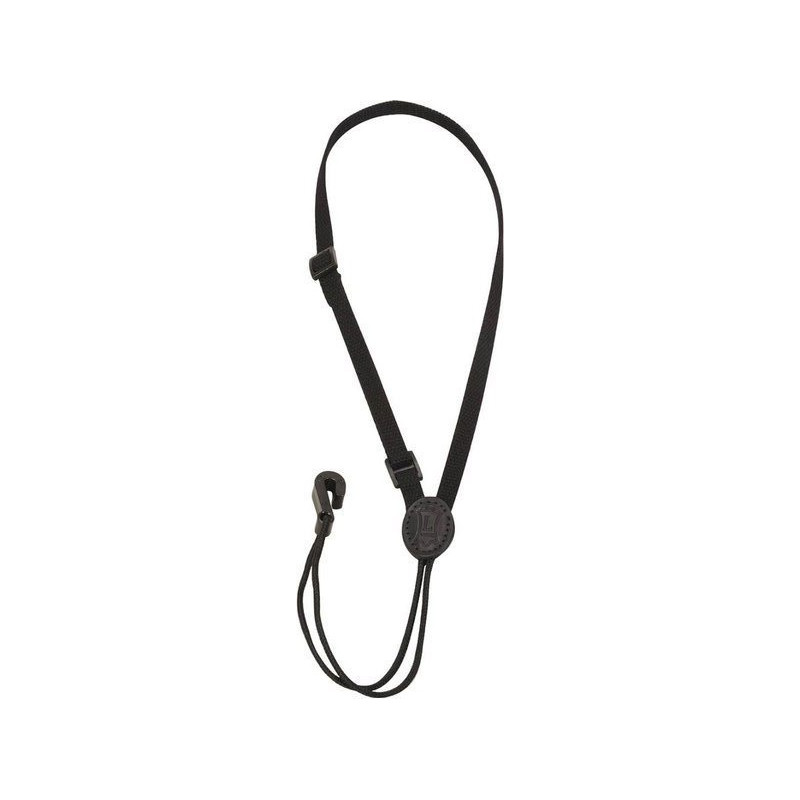 LEVY'S M22-BLK Crochet de rosace pour ukulele en coton Black