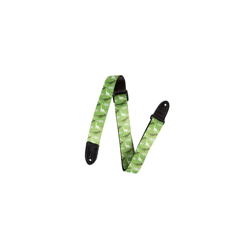 LEVY'S MPJR-003 Courroie Kid 3,8 cm aussi pour ukulele ou mandoline polypropylene embout cuir Design 003