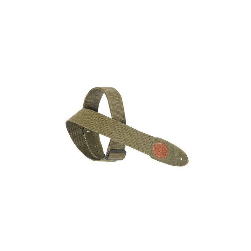 LEVY'S MSSC8-GRN 5 cm coton avec logo Levy's en cuir Green