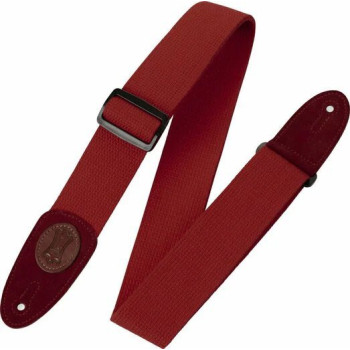 LEVYS M12-RED Cuir standard avec logo Levy's estampe