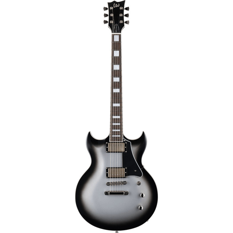 LTD ROYALSHIVA-SSB ltd bill kelliher signature royal shiva electric guitar - silver sunburst
