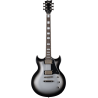 LTD ROYALSHIVA-SSB ltd bill kelliher signature royal shiva electric guitar - silver sunburst