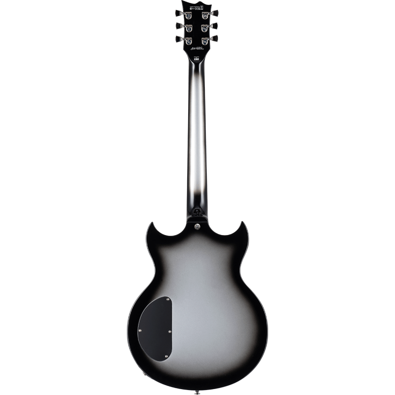 LTD ROYALSHIVA-SSB ltd bill kelliher signature royal shiva electric guitar - silver sunburst