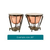 MAJESTIC GR2300A timbale majestic symphonic grd gr2300a