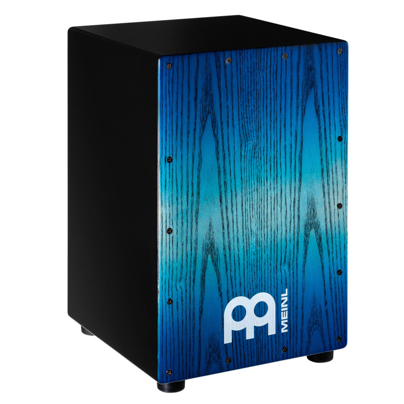 MEINL MCAJ100BK-PBF snare cajon meinl headliner pacific blue