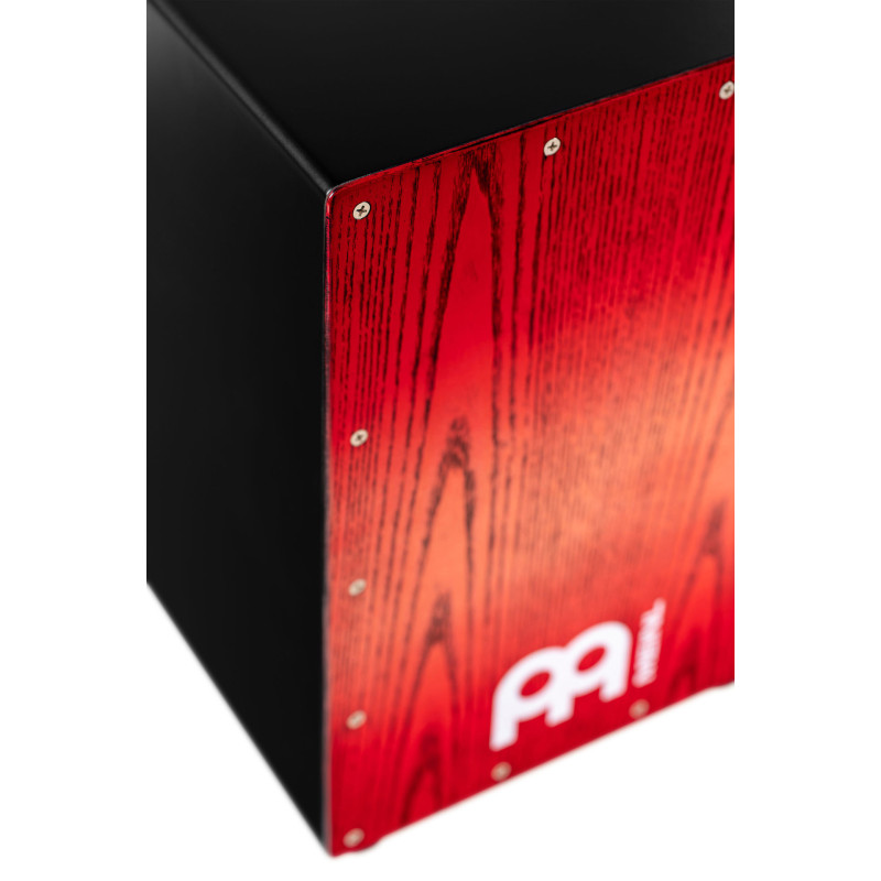 MEINL MCAJ100BK-TRF snare cajon meinl headliner red fade