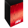 MEINL MCAJ100BK-TRF snare cajon meinl headliner red fade