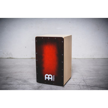 MEINL SC100RDB cajon snarecraft red burst