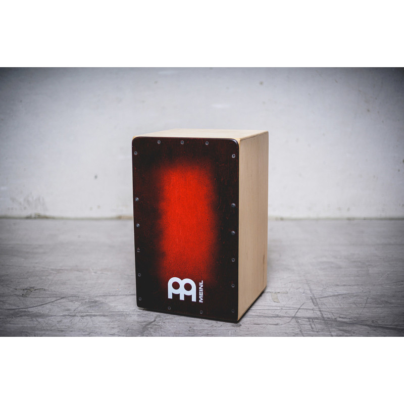 MEINL SC100RDB cajon snarecraft red burst
