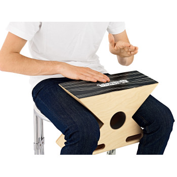 MEINL VR-XCAJ-SO x-cajon viva rhythm facade striped onyx