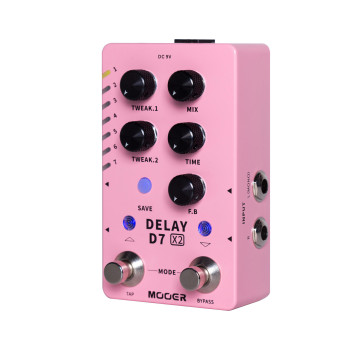 MOOER D7DELAYX2 pedale mooer d7 delay x2