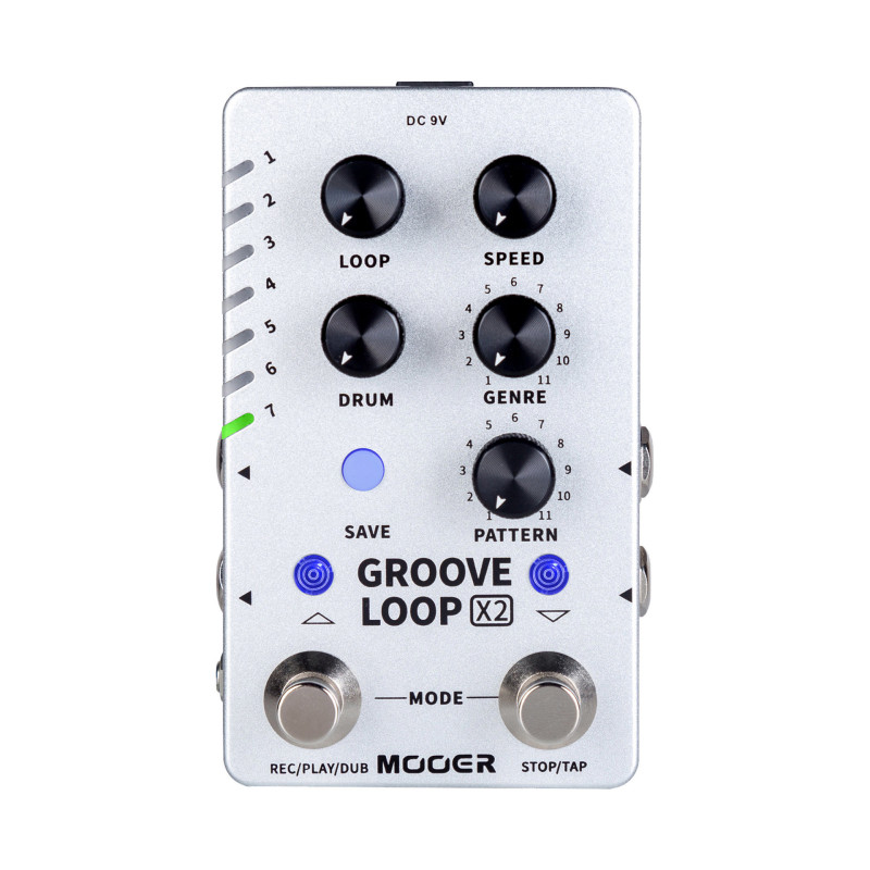 MOOER GROOVELOOPX2 pedale mooer groove loop x2