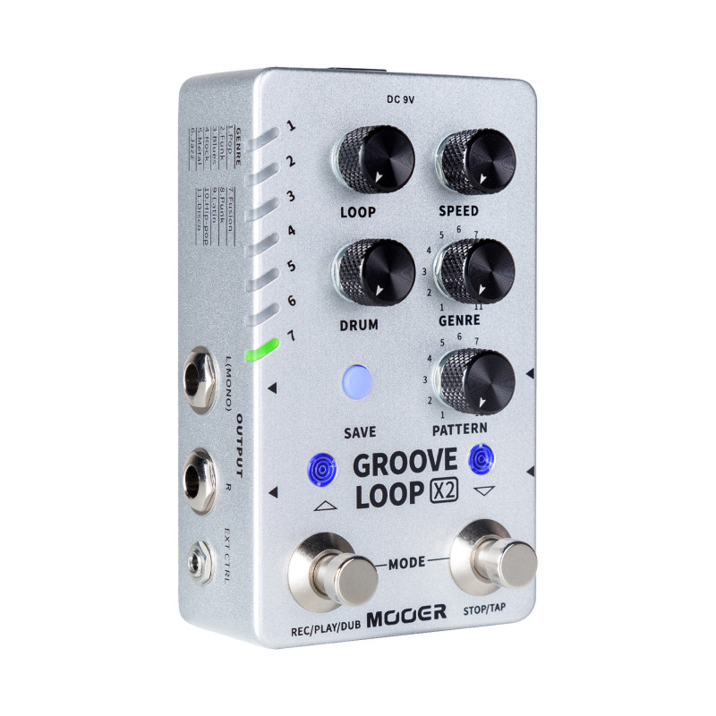 MOOER GROOVELOOPX2 pedale mooer groove loop x2