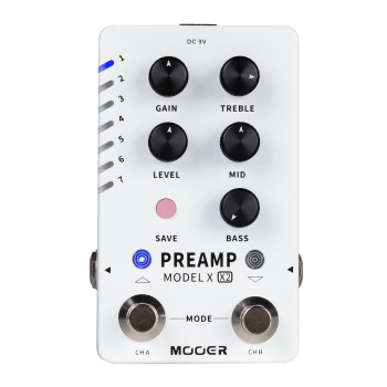 MOOER PREAMPMODELX2 pedale mooer preamp model x x2