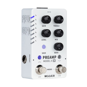 MOOER PREAMPMODELX2 pedale mooer preamp model x x2