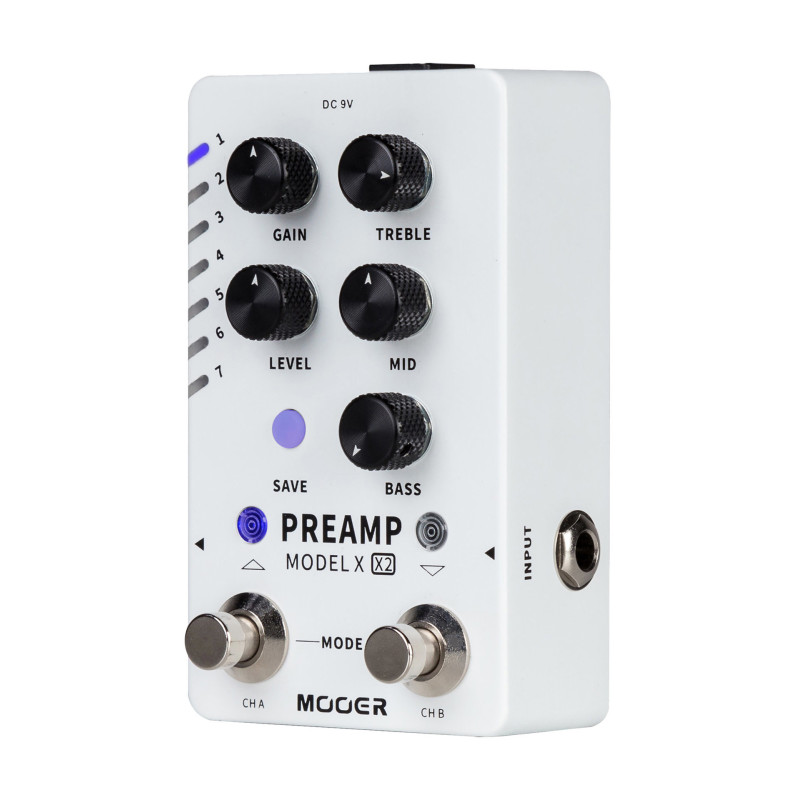 MOOER PREAMPMODELX2 pedale mooer preamp model x x2