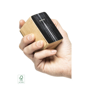 NATIVO NATI-SHK-BK mini cajon shaker panneau avant noir