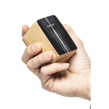NATIVO NATI-SHK-BK mini cajon shaker panneau avant noir