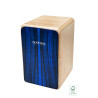 NATIVO NATI-SHK-BL mini cajon shaker panneau avant bleu