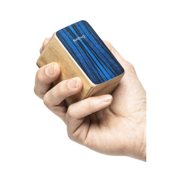 NATIVO NATI-SHK-BL mini cajon shaker panneau avant bleu