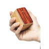 NATIVO NATI-SHK-RD mini cajon shaker panneau avant rouge